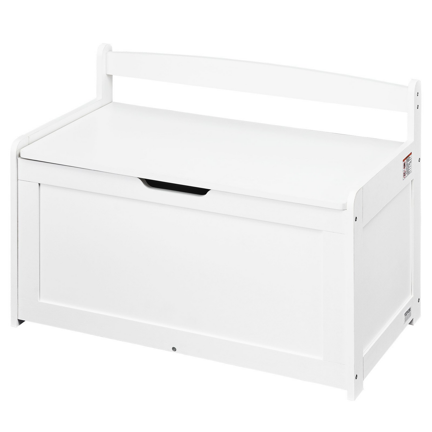 VEVOR Kids Toy Storage Bench Wooden Toy Box Chest 32.68 x 17.91 x 24.02" White - The Little Big Store