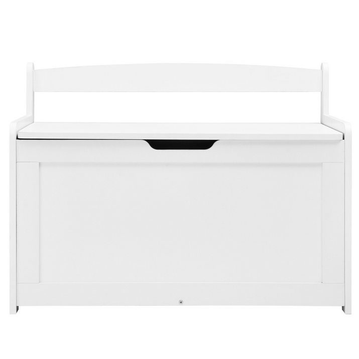 VEVOR Kids Toy Storage Bench Wooden Toy Box Chest 32.68 x 17.91 x 24.02" White - The Little Big Store