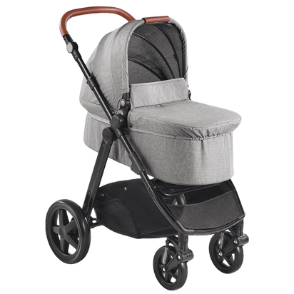 Stroller Travel System With Bassinet Playard Baby Combo Set Dark Gray - The Little Big Store