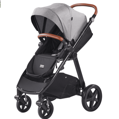 Stroller Travel System With Bassinet Playard Baby Combo Set Dark Gray - The Little Big Store