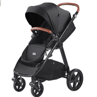 Stroller Travel System With Bassinet Playard Baby Combo Set 2-in-1 Black - The Little Big Store