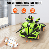 VEVOR STEM Building Toys for Kids 2 in 1 App & Remote Control Car/Robot 461 PCS - The Little Big Store