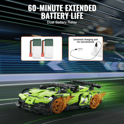 VEVOR STEM Building Toys for Kids 2 in 1 App & Remote Control Car/Robot 461 PCS - The Little Big Store