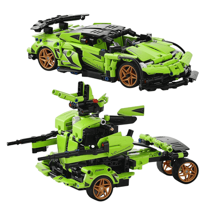 VEVOR STEM Building Toys for Kids 2 in 1 App & Remote Control Car/Robot 461 PCS - The Little Big Store