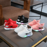 Breathable Sneakers Shoes with Multicolor LED for Children - The Little Big Store