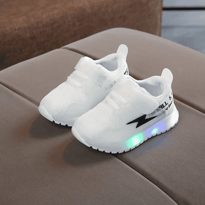 Breathable Sneakers Shoes with Multicolor LED for Children - The Little Big Store