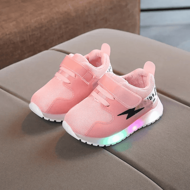 Breathable Sneakers Shoes with Multicolor LED for Children - The Little Big Store