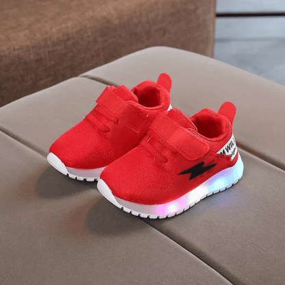 Breathable Sneakers Shoes with Multicolor LED for Children - The Little Big Store
