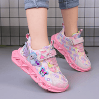 Breathable Sneakers Shoes with Cartoon LED for Children - The Little Big Store
