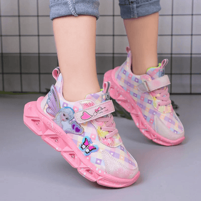 Breathable Sneakers Shoes with Cartoon LED for Children - The Little Big Store
