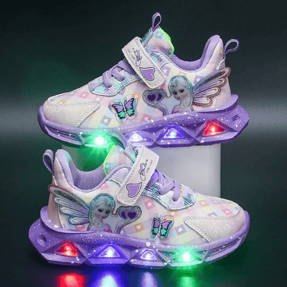 Breathable Sneakers Shoes with Cartoon LED for Children - The Little Big Store