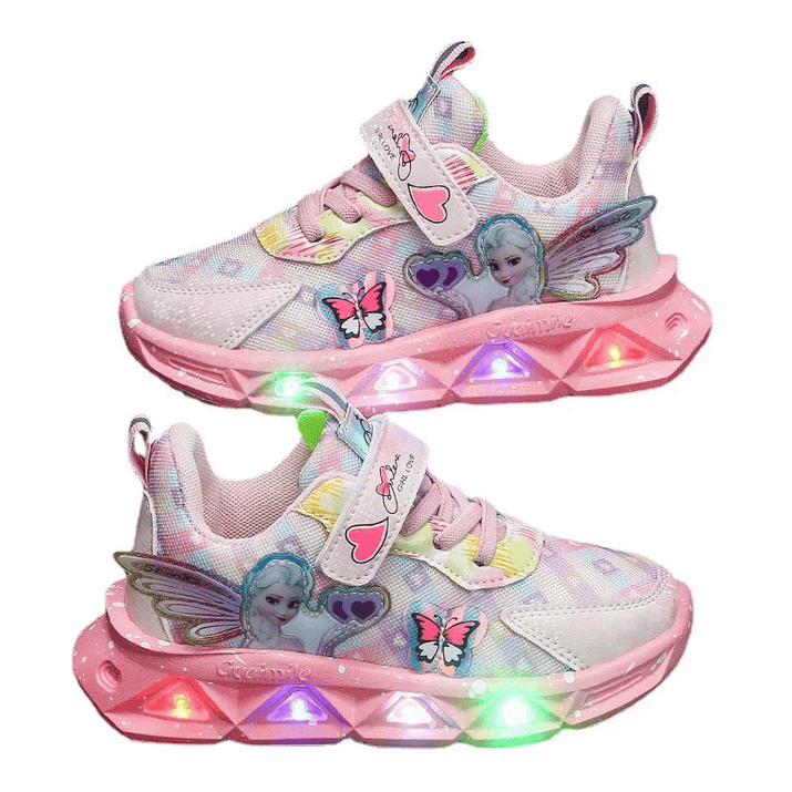 Breathable Sneakers Shoes with Cartoon LED for Children - The Little Big Store