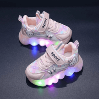 Breathable Sneakers Shoes with Cartoon LED for Children - The Little Big Store
