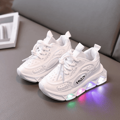 Breathable Sneakers Shoes with Multicolor LED for Children - The Little Big Store