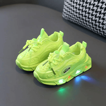 Breathable Sneakers Shoes with Multicolor LED for Children - The Little Big Store