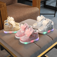 Breathable Luminous Shoes with LED and Glitter for Children - The Little Big Store