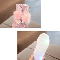 Breathable Luminous Shoes with LED and Glitter for Children - The Little Big Store