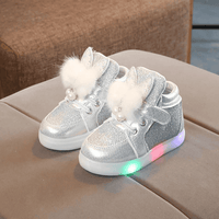 Breathable Luminous Shoes with LED and Glitter for Children - The Little Big Store