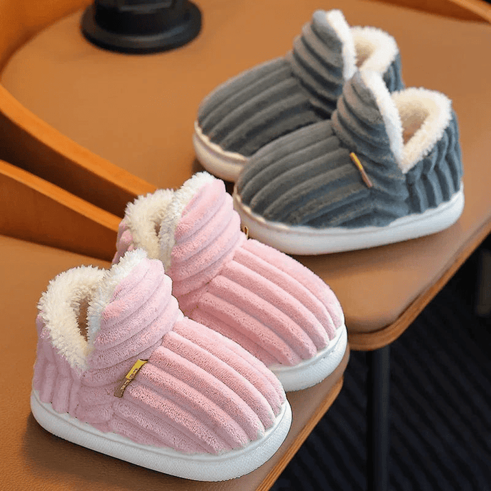 Multicolored Warm and Breathable Non-slip Slippers for Children - The Little Big Store