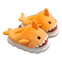 Soft Padded Multicolored Shark Slippers for Children - The Little Big Store