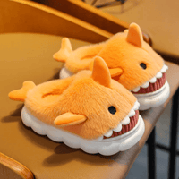 Soft Padded Multicolored Shark Slippers for Children - The Little Big Store