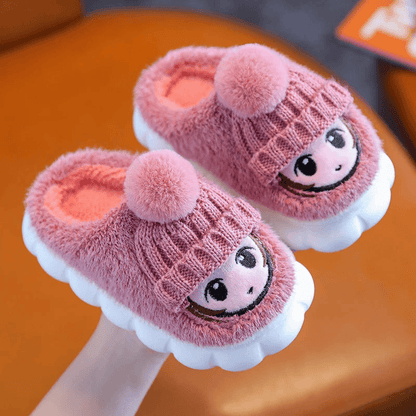 Cartoon Indoor Warm Slippers for Children - The Little Big Store