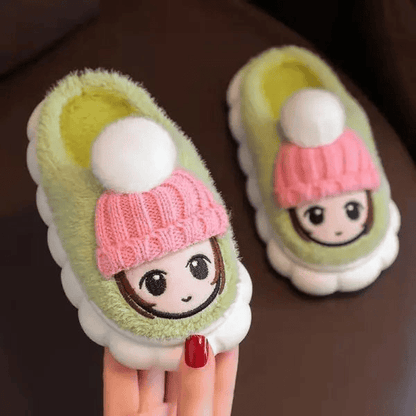 Cartoon Indoor Warm Slippers for Children - The Little Big Store