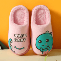 Warm and padded home slippers for children with monster - The Little Big Store