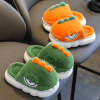 Warm Dinosaur Slippers for Children - The Little Big Store