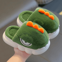 Warm Dinosaur Slippers for Children - The Little Big Store
