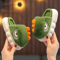 Warm Dinosaur Slippers for Children - The Little Big Store