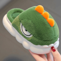 Warm Dinosaur Slippers for Children - The Little Big Store