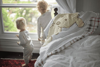 Teddy Bear and Plaid Cotton Muslin Newcastle Blanket - The Little Big Store