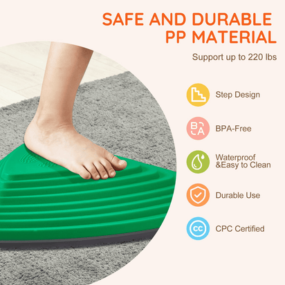 VEVOR Kids Balance Stepping Stones Sensory Obstacle Course 12 PCS Outdoor Indoor - The Little Big Store