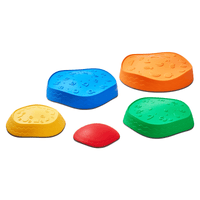 VEVOR Kids Balance Stepping Stones Sensory Obstacle Course 5 PCS Outdoor Indoor - The Little Big Store