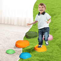 VEVOR Kids Balance Stepping Stones Sensory Obstacle Course 6 PCS Outdoor Indoor - The Little Big Store