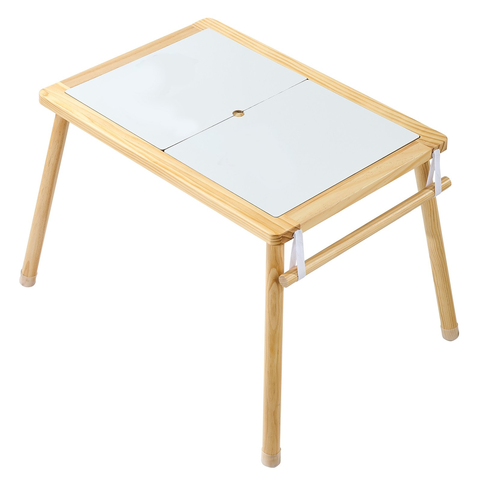 7-in-1 Wooden Sensory Table with 2 Stools & Storage