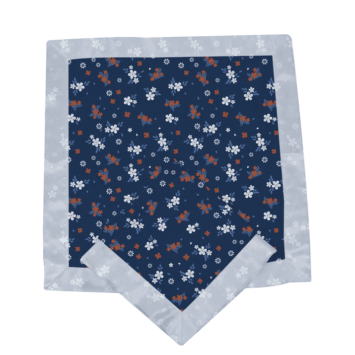 Serenity Floral Bamboo Muslin Security Baby Blankie - The Little Big Store