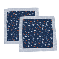 Serenity Floral Bamboo Muslin Security Baby Blankie - The Little Big Store