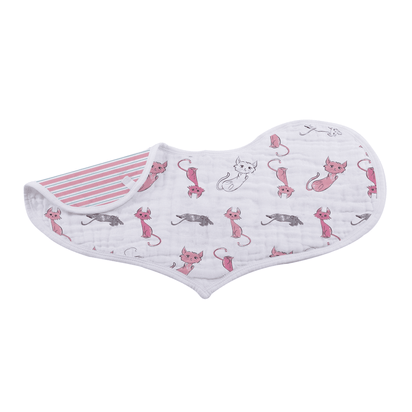 Dandelions Bamboo Heart Bib 2PK - The Little Big Store