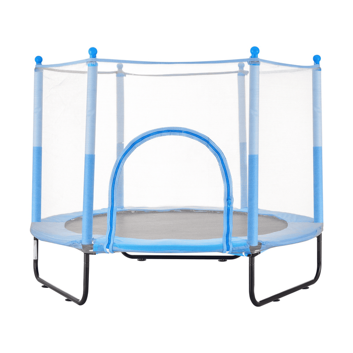 60" Trampoline for Kids Mini Toddler Trampoline with Net Indoor Outdoor - The Little Big Store