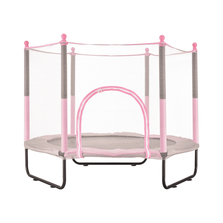 60" Trampoline for Kids Mini Toddler Trampoline with Net Indoor Outdoor - The Little Big Store