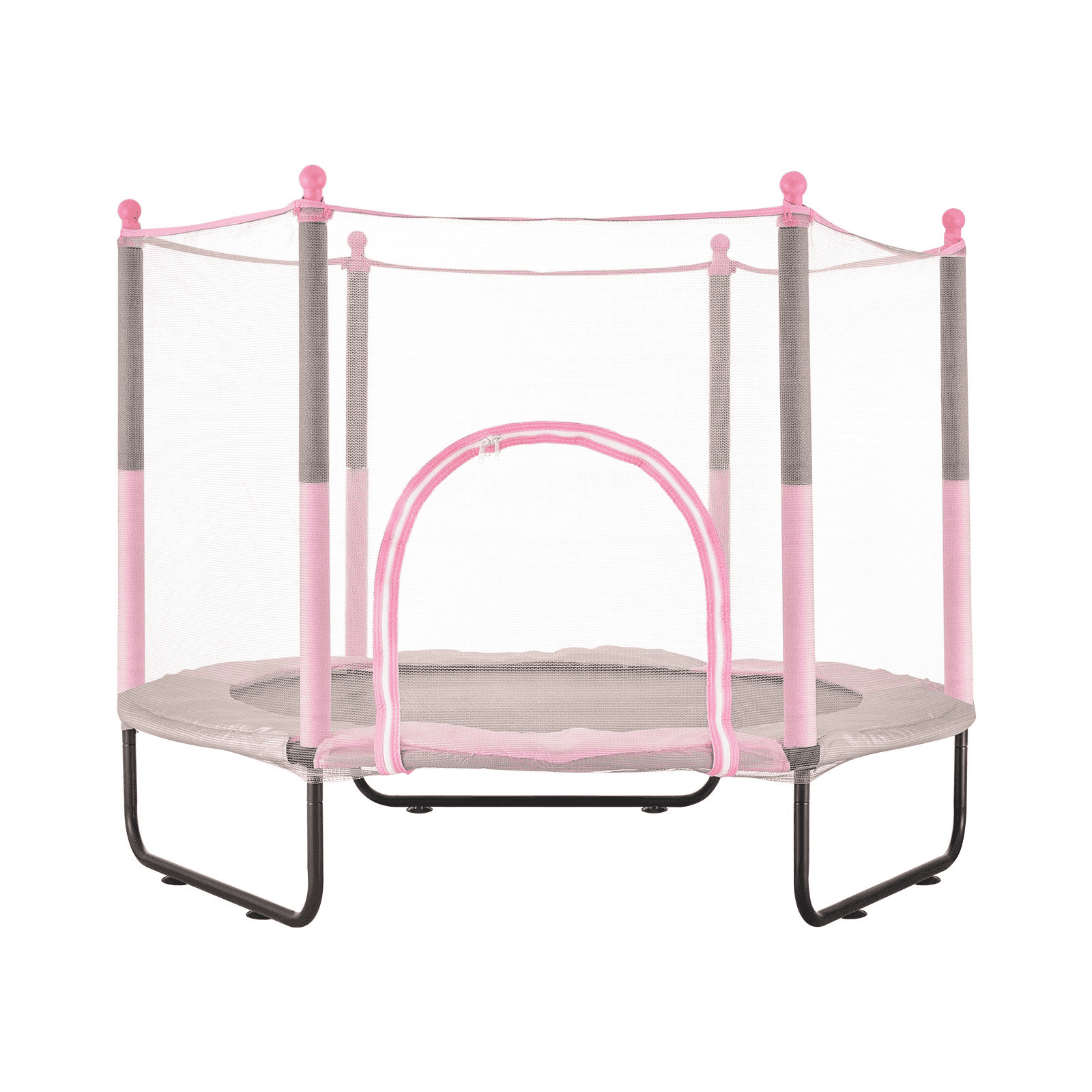 60" Trampoline for Kids Mini Toddler Trampoline with Net Indoor Outdoor - The Little Big Store