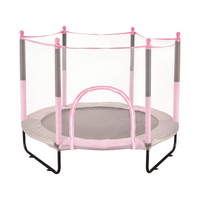 60" Trampoline for Kids Mini Toddler Trampoline with Net Indoor Outdoor - The Little Big Store