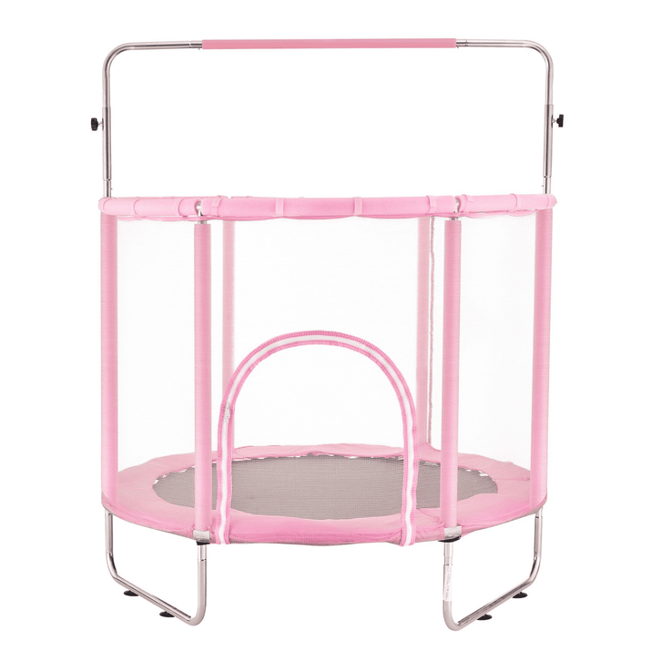 55" Trampoline for Kids Mini Toddler Trampoline with Net Indoor Outdoor - The Little Big Store