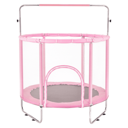 55" Trampoline for Kids Mini Toddler Trampoline with Net Indoor Outdoor - The Little Big Store