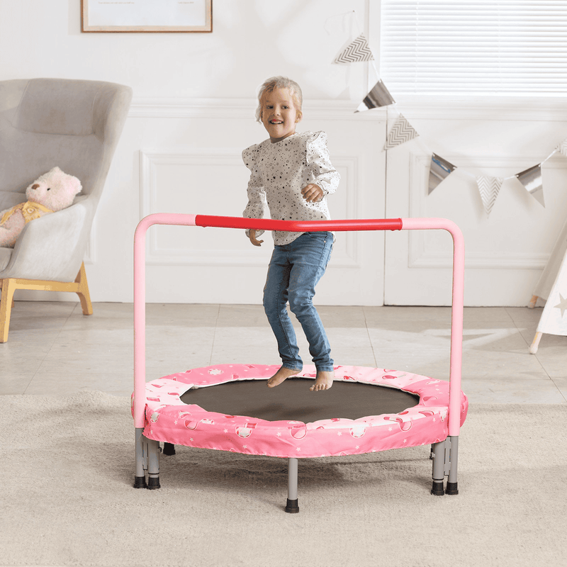 36" Foldable Mini Toddler Trampoline – Indoor & Outdoor Kids Jumper