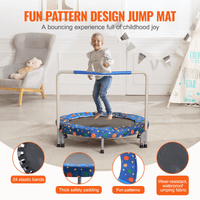 36" Trampoline for Kids Foldable Mini Toddler Trampoline Indoor Outdoor - The Little Big Store