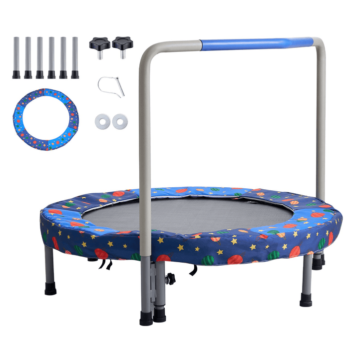 36" Trampoline for Kids Foldable Mini Toddler Trampoline Indoor Outdoor - The Little Big Store