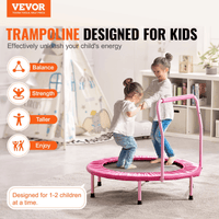 36" Trampoline for Kids Foldable Mini Toddler Trampoline Indoor Outdoor - The Little Big Store
